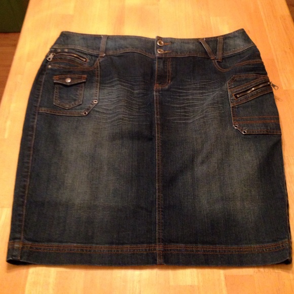 Lane Bryant Jean Skirt 18
