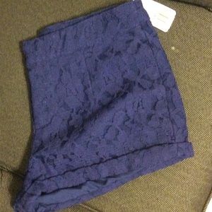 Royal blue shorts