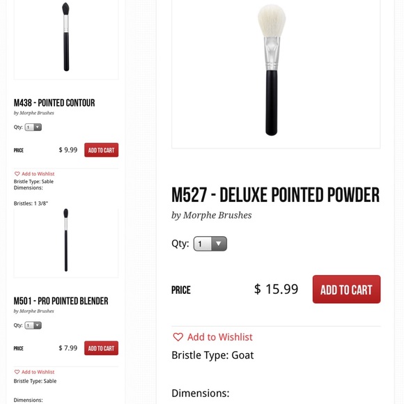 NWT MORPHE Beauty brushes