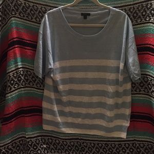 J. Crew light blue linen shirt