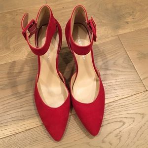 Red Suede Heels