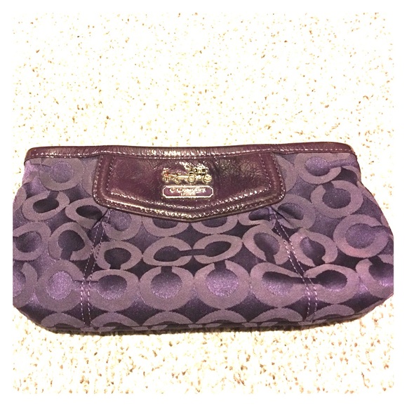 Coach makeup bag