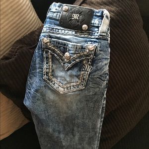 Miss me acid wash jeans