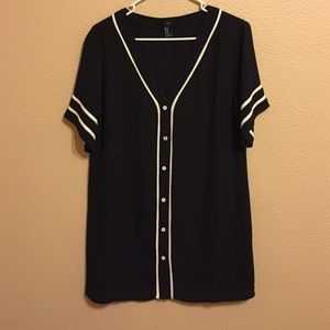 Black and White shirt dress