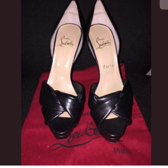 SOLD❗️❗️❗️Christian Louboutin black Volpi Nappa