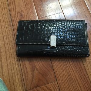 Large black wallet