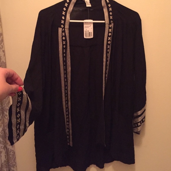 NWT Open Front Kimono Cardigan