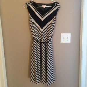 Black and white dress