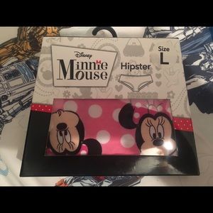 Size large Minnie Mouse panties