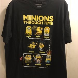 Large minions shirt adult