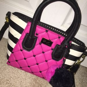 Betsy Johnson crossbody/shoulder bag.