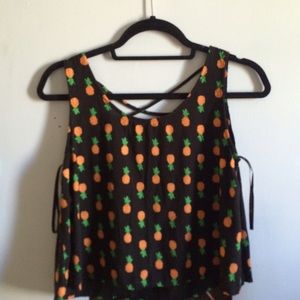 Pineapple crop top