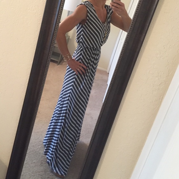 Olive + oak maxi dress