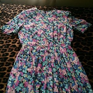 Vintage Floral Dress