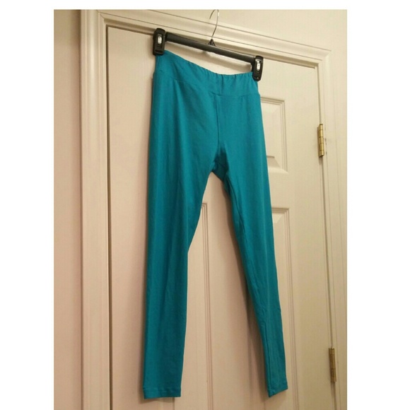 OS LuLaRoe teal leggings