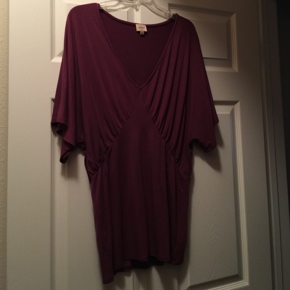 Anthro Ella Moss Top. EUC
