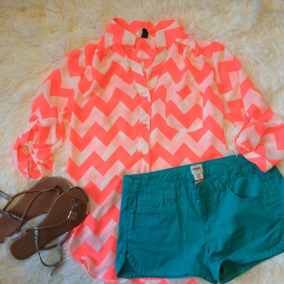 Neon blouse!