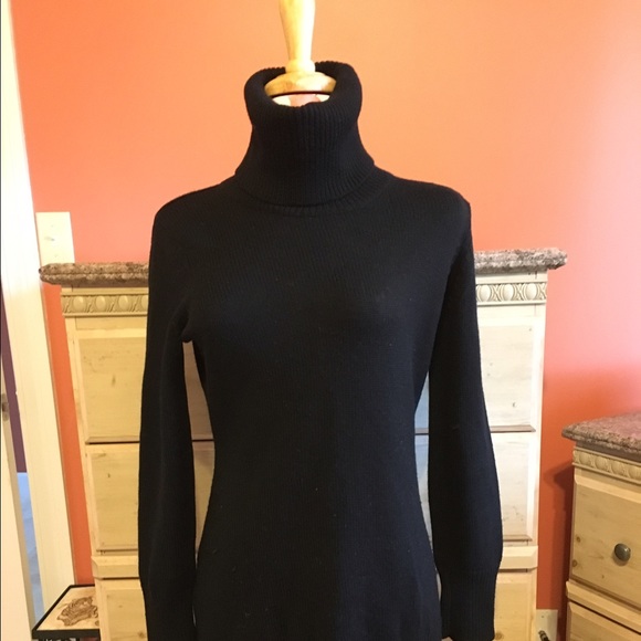 Ann Taylor Simple Black Turtleneck