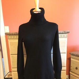 Ann Taylor Simple Black Turtleneck
