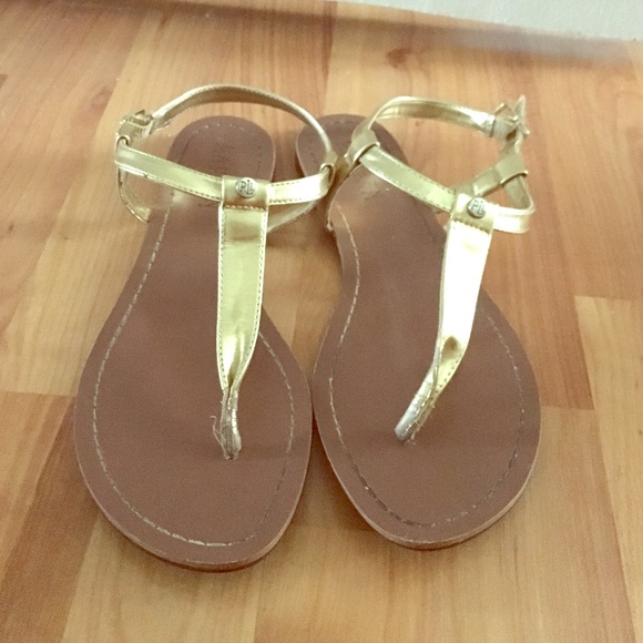 Lauren Ralph Lauren Gold Sandals