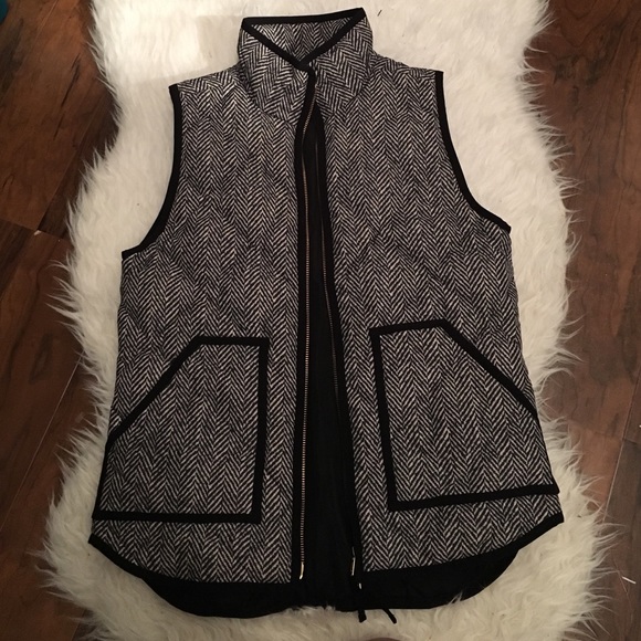 J. Crew Herringbone Vest