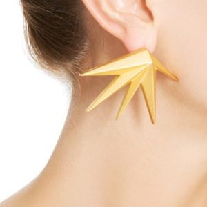 Eddie Borgo Gold Plated Cyprus Earrings
