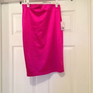 NWT Pink Forever 21 Pencil Skirt Size M