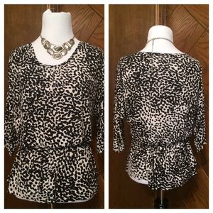 🐯Animal print blouse🦁