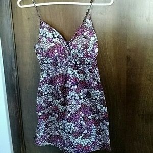 Spaghetti Strap Floral Tank