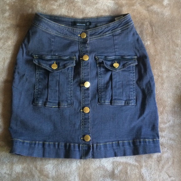 button up skirt