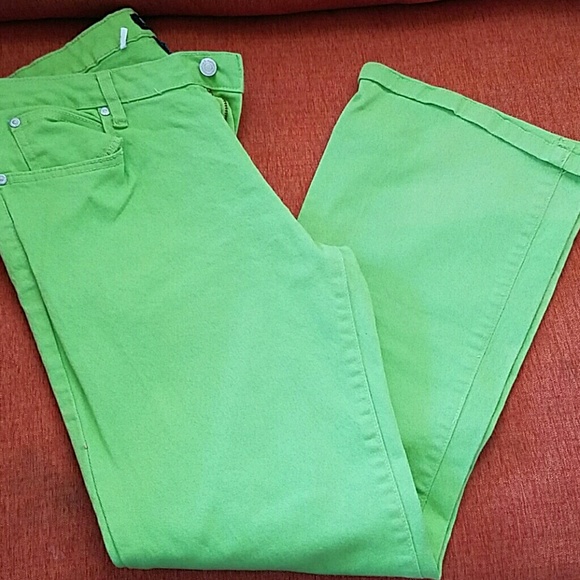 Florescent Green pants