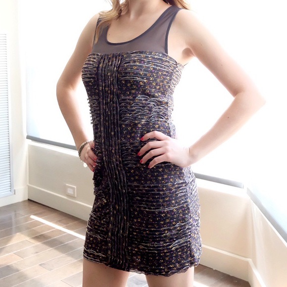 Free People Ruffle Floral Dress