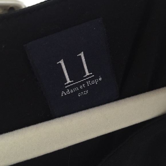 Black Cape Dress by Adam et Ropé - Picture 2 of 2