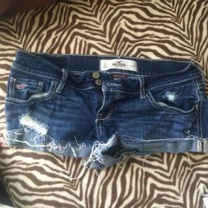 Hollister jean shorts