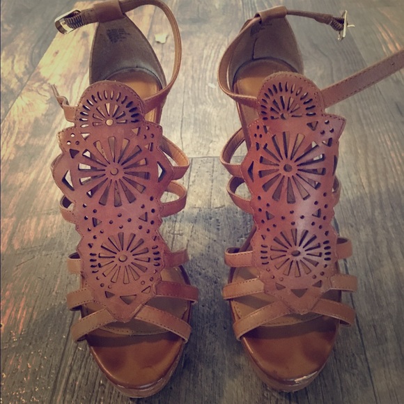 Brown heels