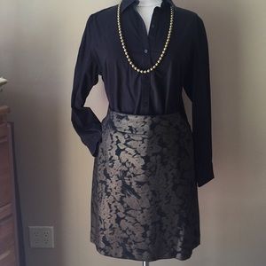 {Host Pick} Halogen black and gold skirt