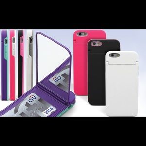 Black iPhone 6 Plus /6S Plus case w/ Mirror