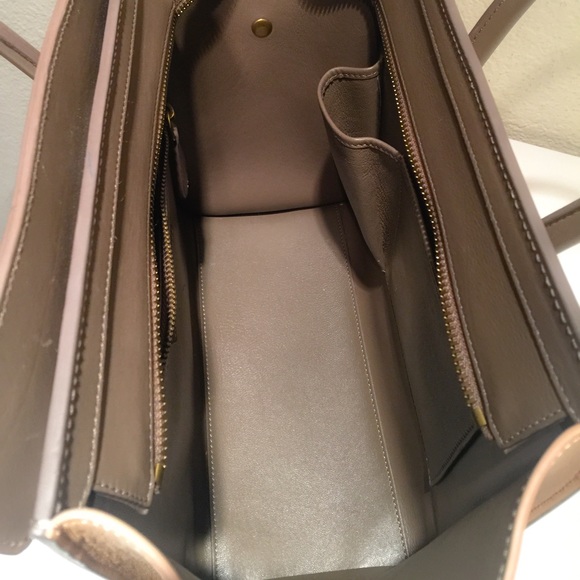 AUTHENTIC TRI-COLOR CELINE MICRO LUGGAGE - Picture 3 of 4