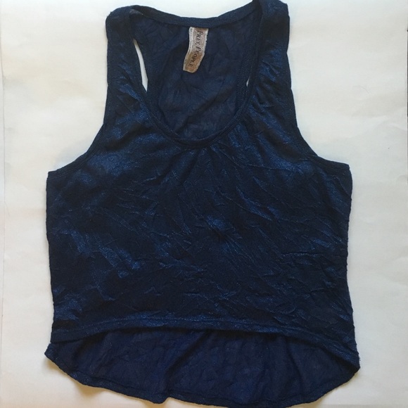 Free People Crop Hi-Lo Tank - Picture 2 of 4