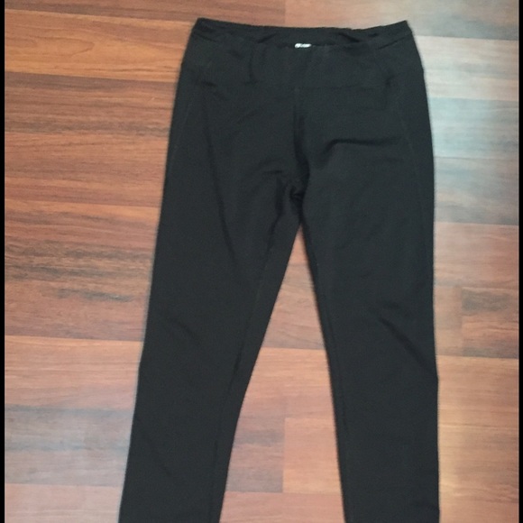 Rbx black running leggings sz medium