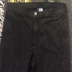 H&M Divided easy Jean dupe acid black