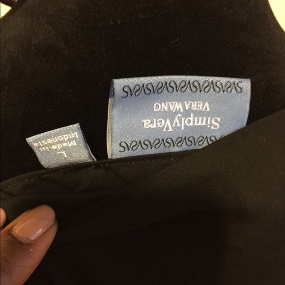 NWT simply vera cute black dress - Picture 4 of 4