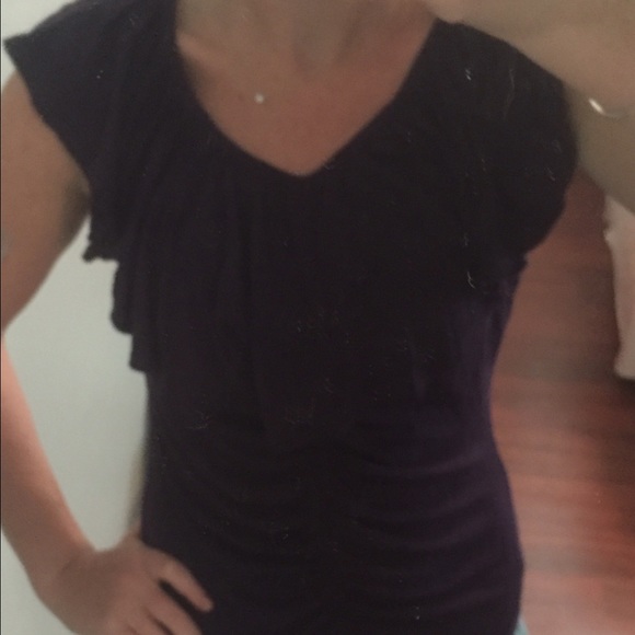 Sz small Purple cotton soft dress top