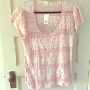 Pink lace Banana Republic shirt, NWT, size XL