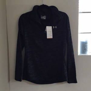 Embossed under armour 3/4 zip. Camo pattern. NWT.
