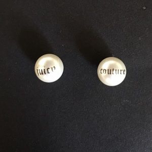 Juicy couture pearl earrings