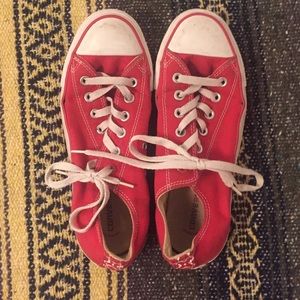 Converse RED (AIDS campaign) low tops