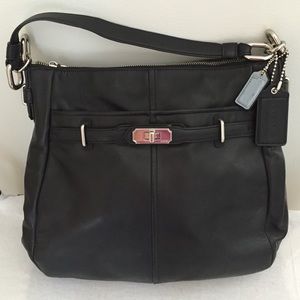 Black Leather Coach Bag