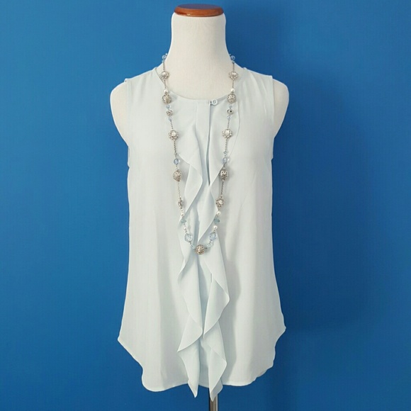 Closet Sale - Light blue Loft Blouse