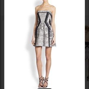 BCBGMAXAZRIA Black Sophiani Strapless Dress